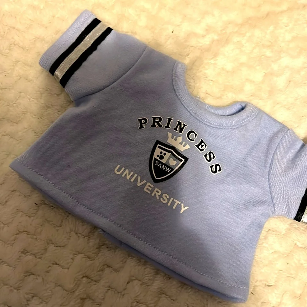 NWOT 18” Doll Princess University Cheer Skirt Set